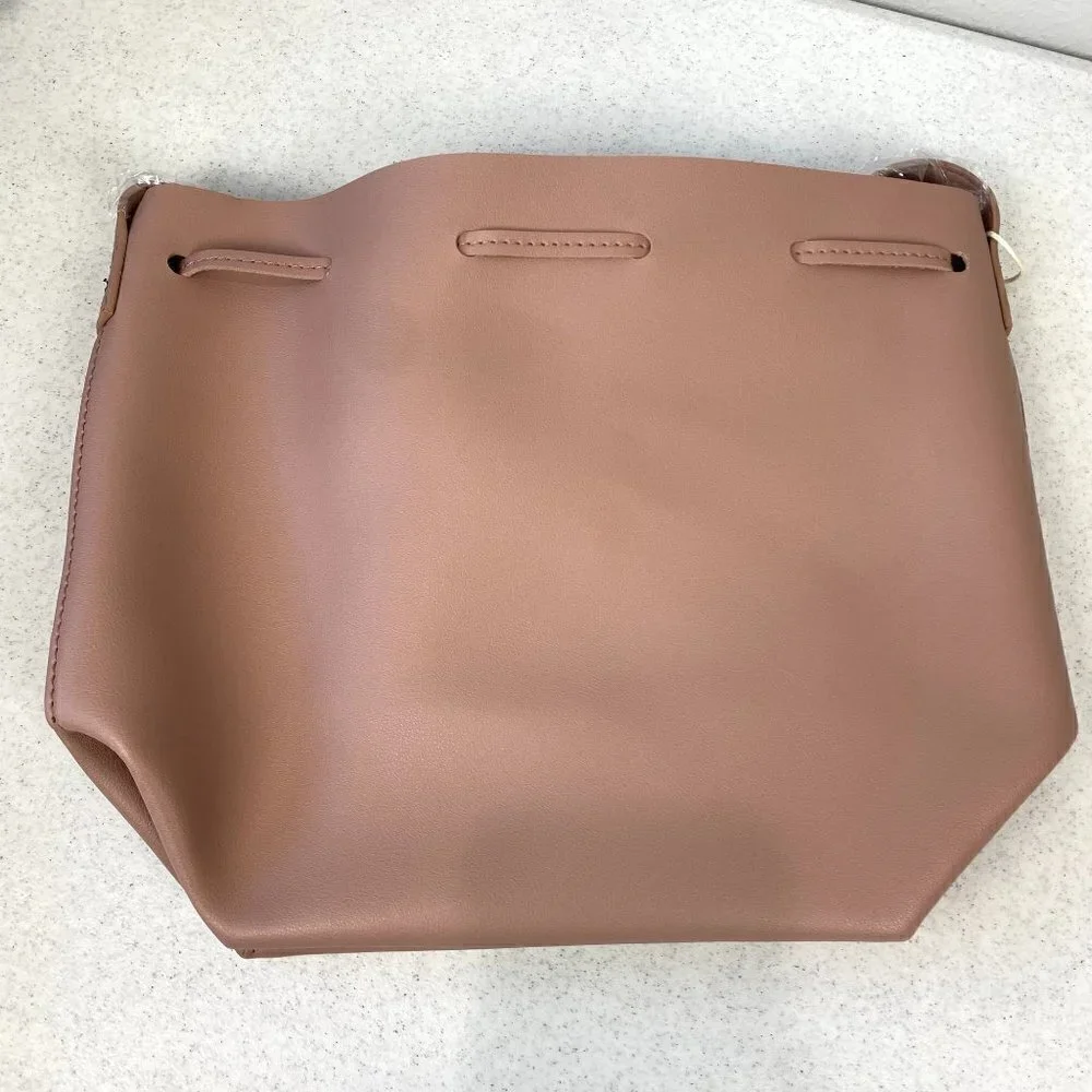 Kayla + Ava Bow Tie Bucket Bag NWT